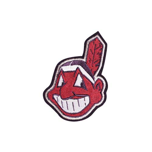 Cleveland Indians Chief Wahoo Logo Jersey Sleeve Navy Border Patch  (Retired) – Patch Collection