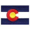Colorado State Flag Embroidered Iron On Patch 