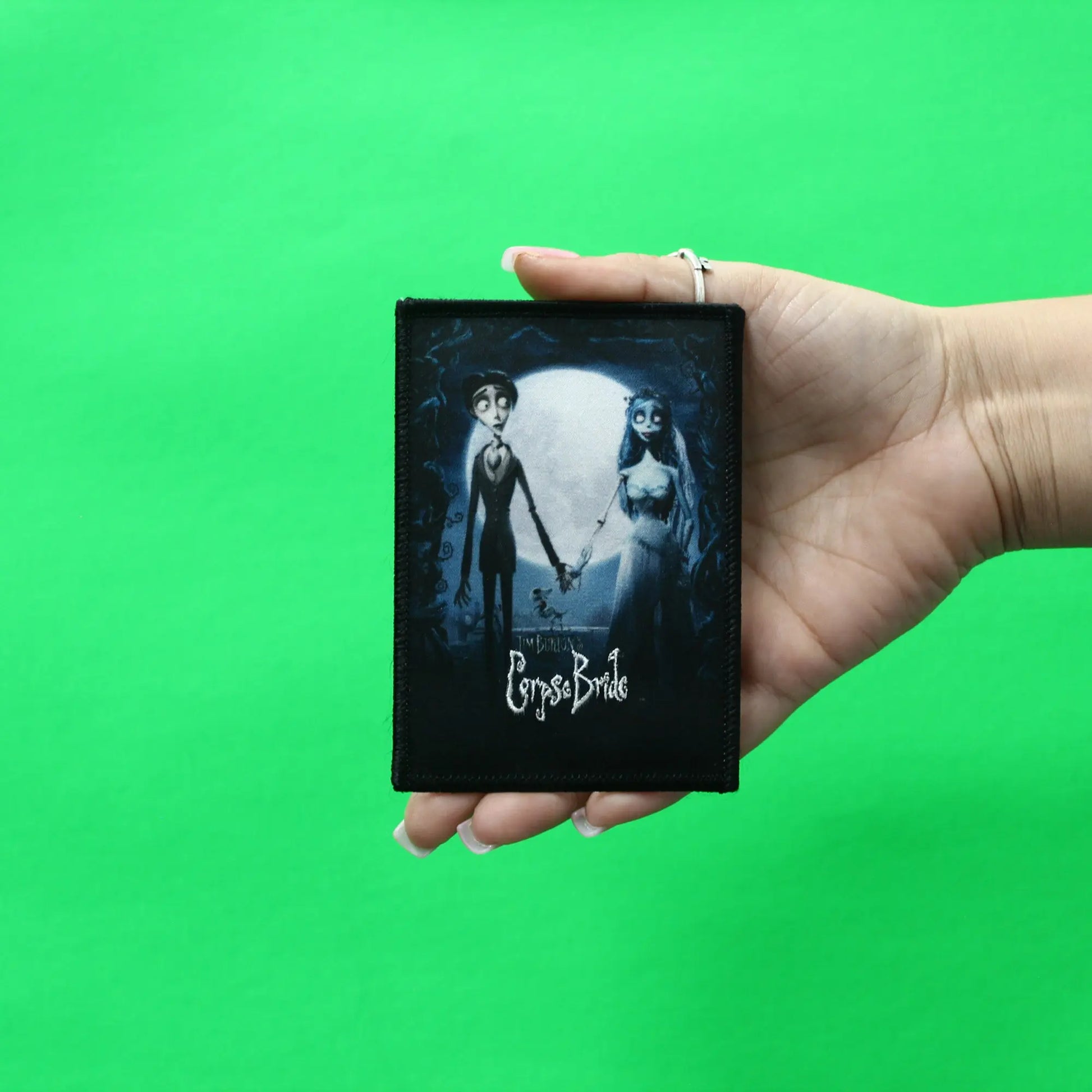Corpse Bride Movie Poster Patch Tim Burton Dead Cartoon Embroidered Iron On