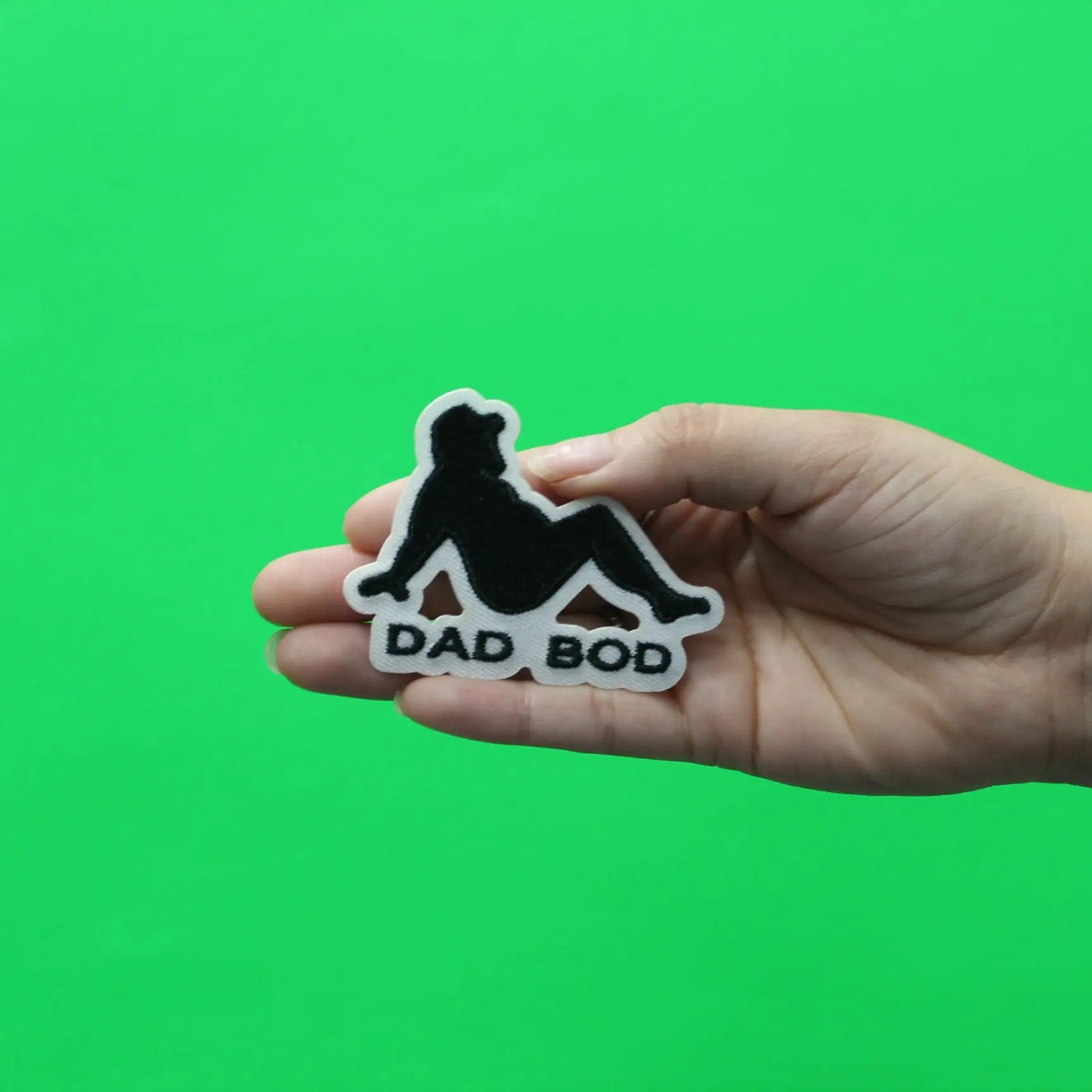 Dad Bod Patch Sexy Parody Embroidered Iron On