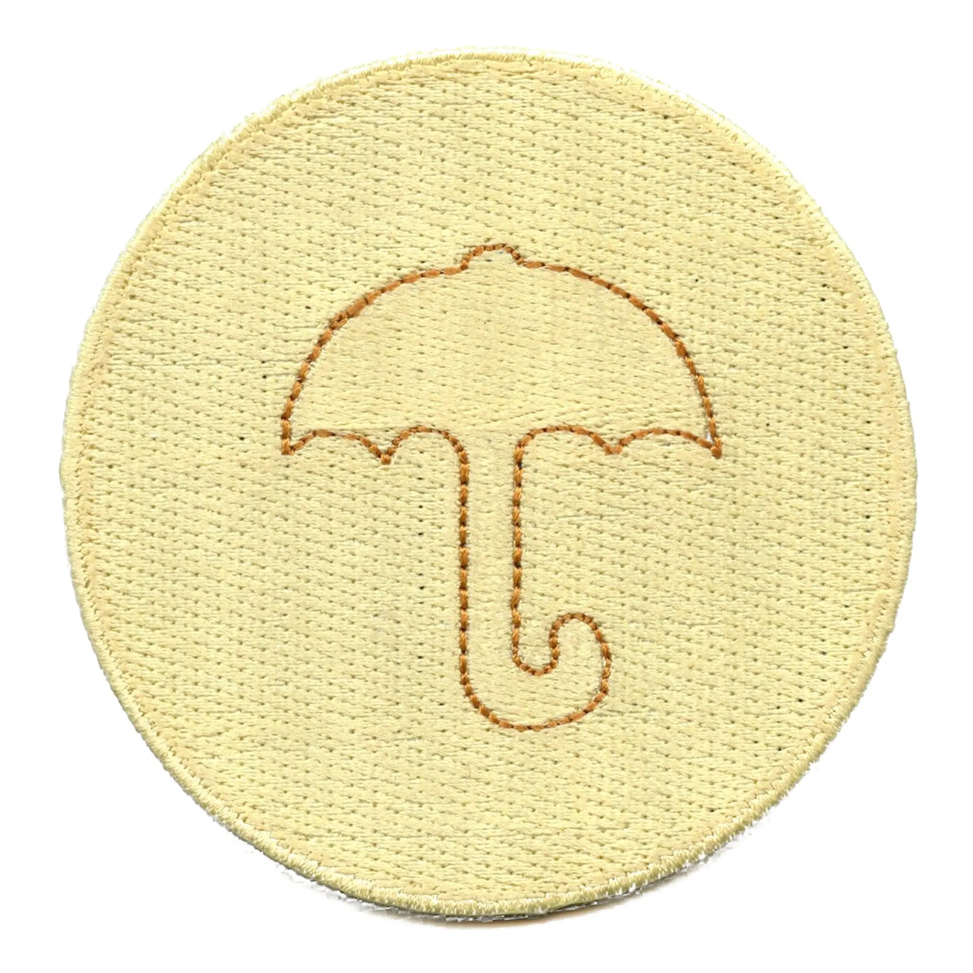Dalgona Candy Umbrella Shape Patch Survival Game Embroidered Iron On