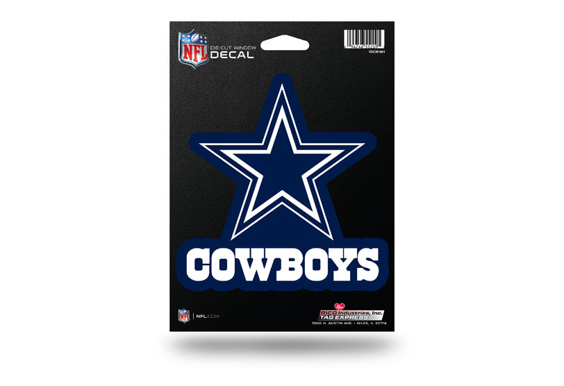 Dallas Cowboys Team Logo Die Cut Decal 5.25" x 5.5" (Colored)