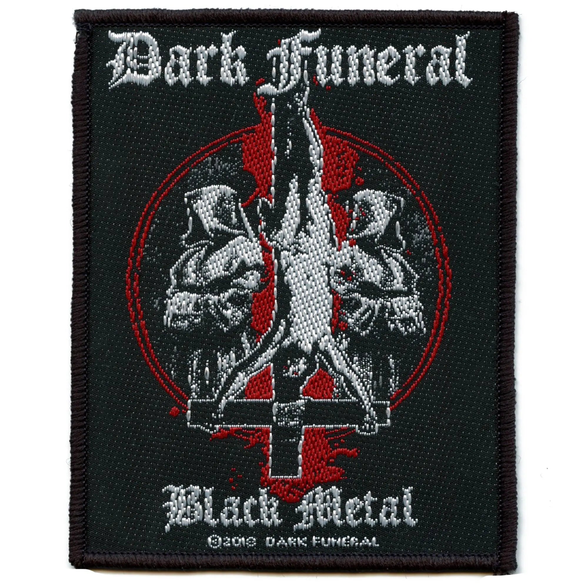 2018 Dark Funeral Black Metal Woven Sew On Patch