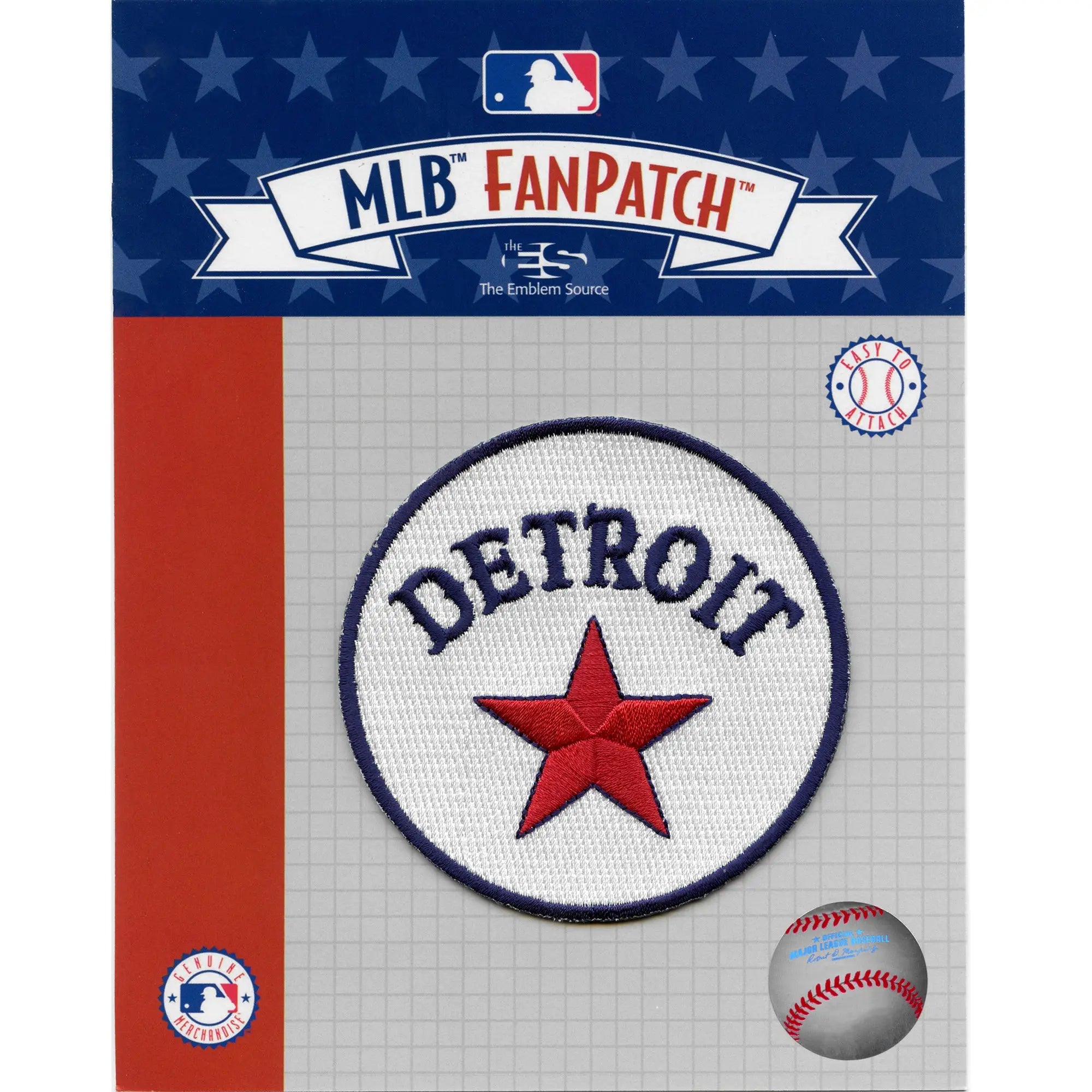 Detroit Tigers Jersey Patch 100 Years Star Collector Embroidered Iron On