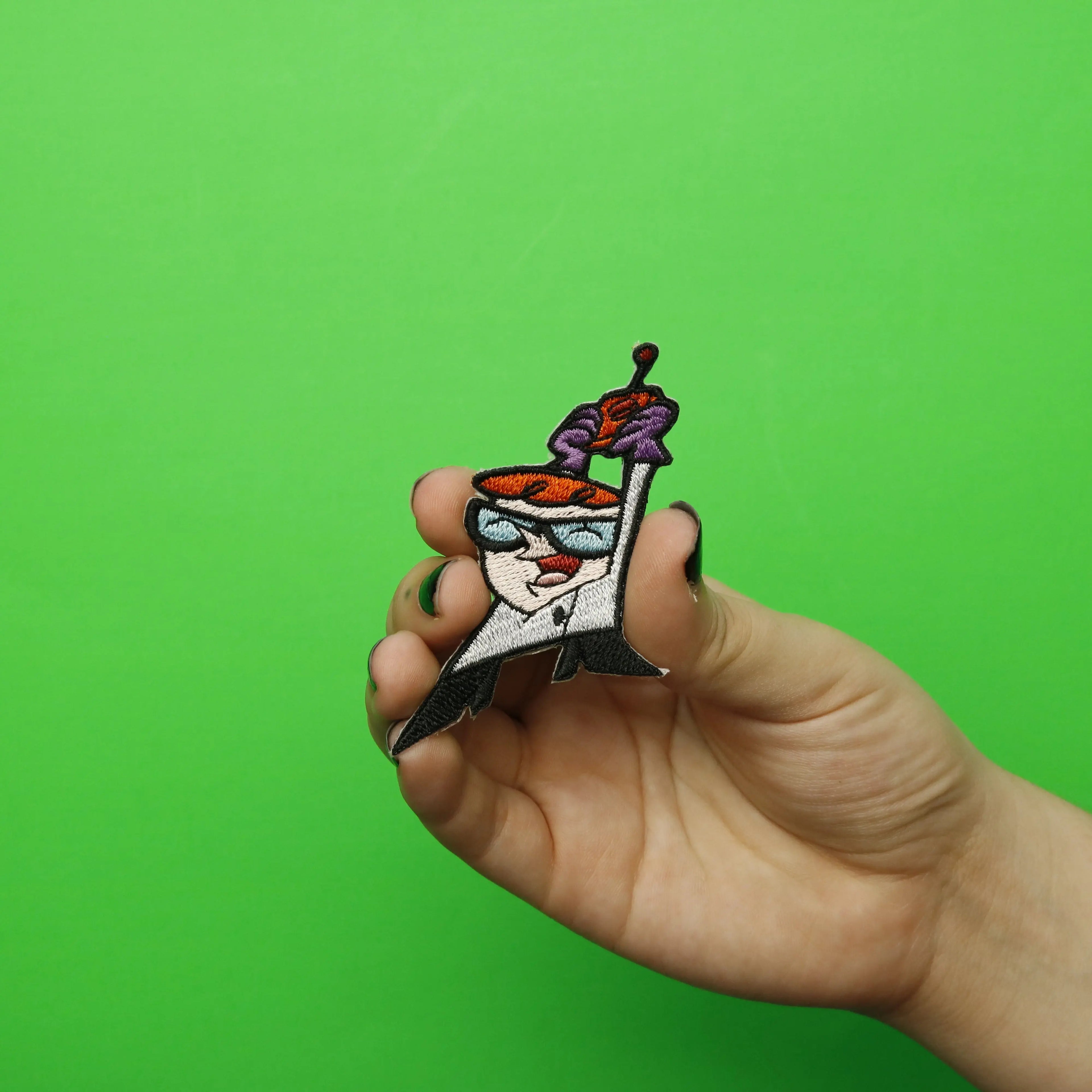 Dexter's Laboratory Victory Embroidered Iron On Patch