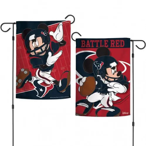 Disney's Mickey Mouse Houston Texans Football Garden Flag