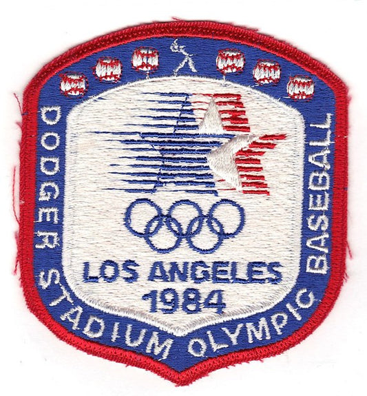 1984 Los Angeles Dodgers Stadium Olympic Baseball Jersey Sleeve Patch 