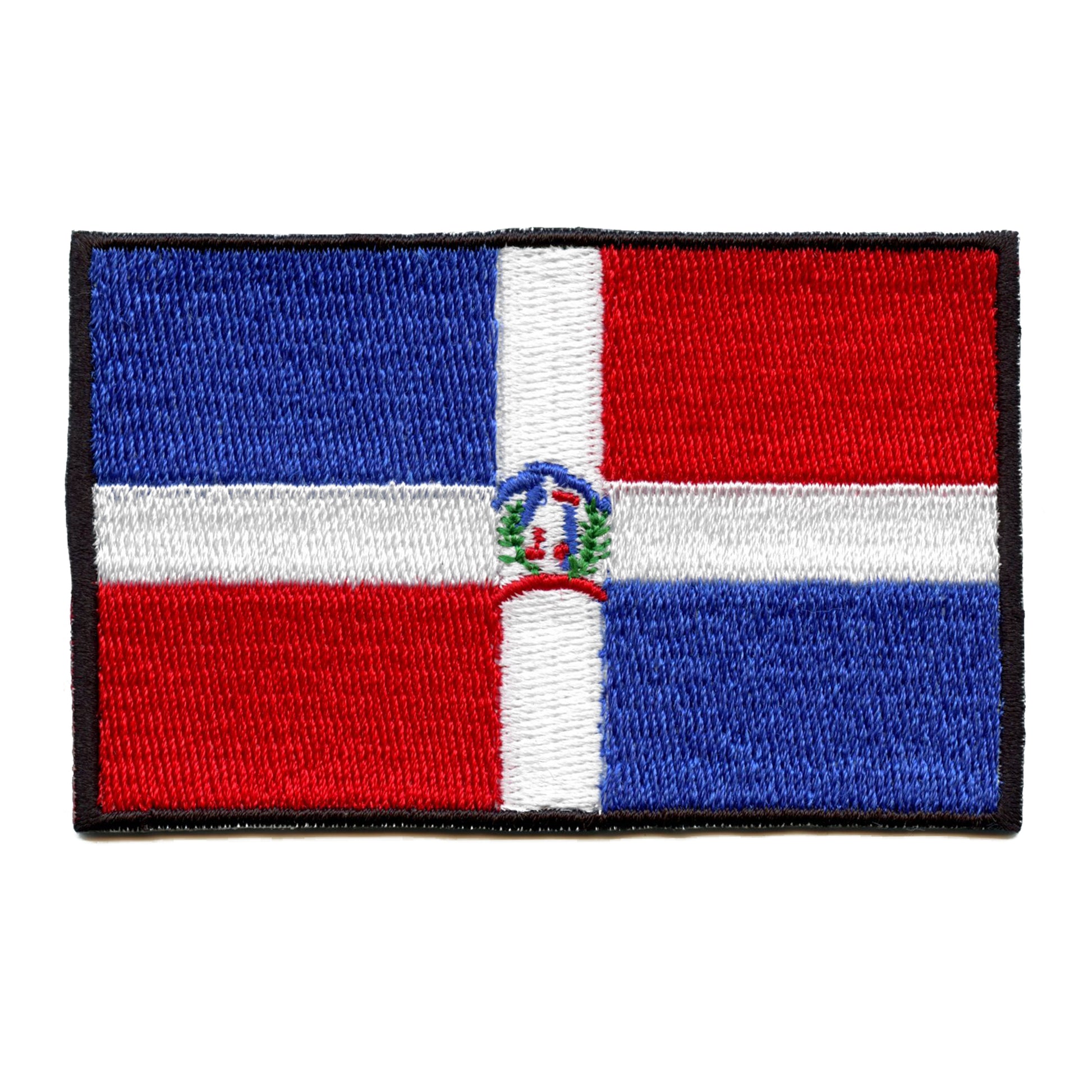 Dominican Republic Embroidered Country Flag Patch