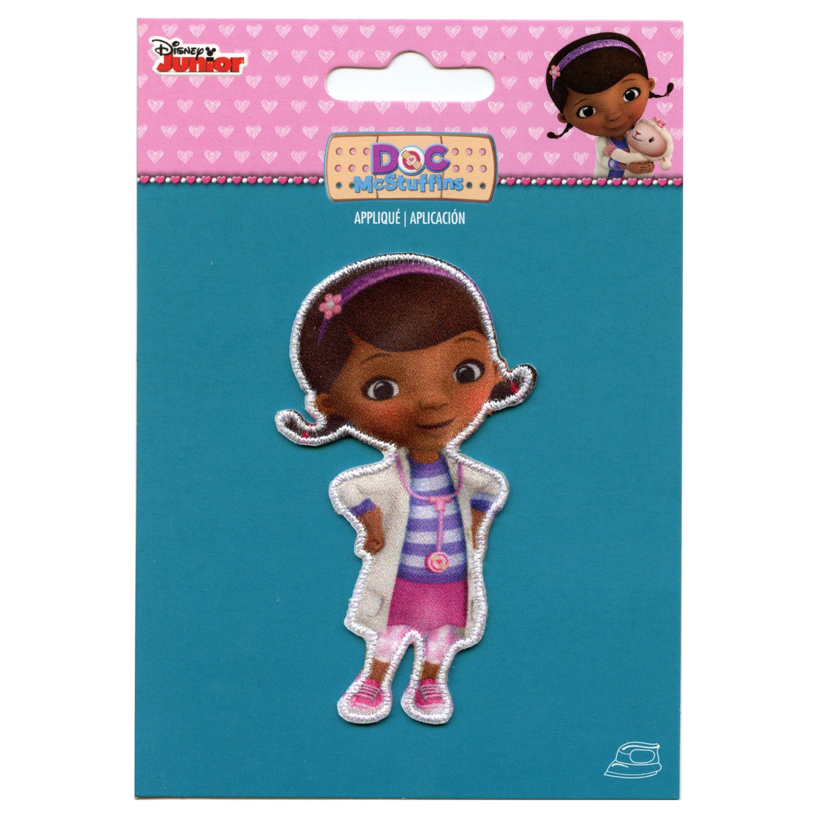 Doc McStuffins Embroidered Applique Iron On Patch 
