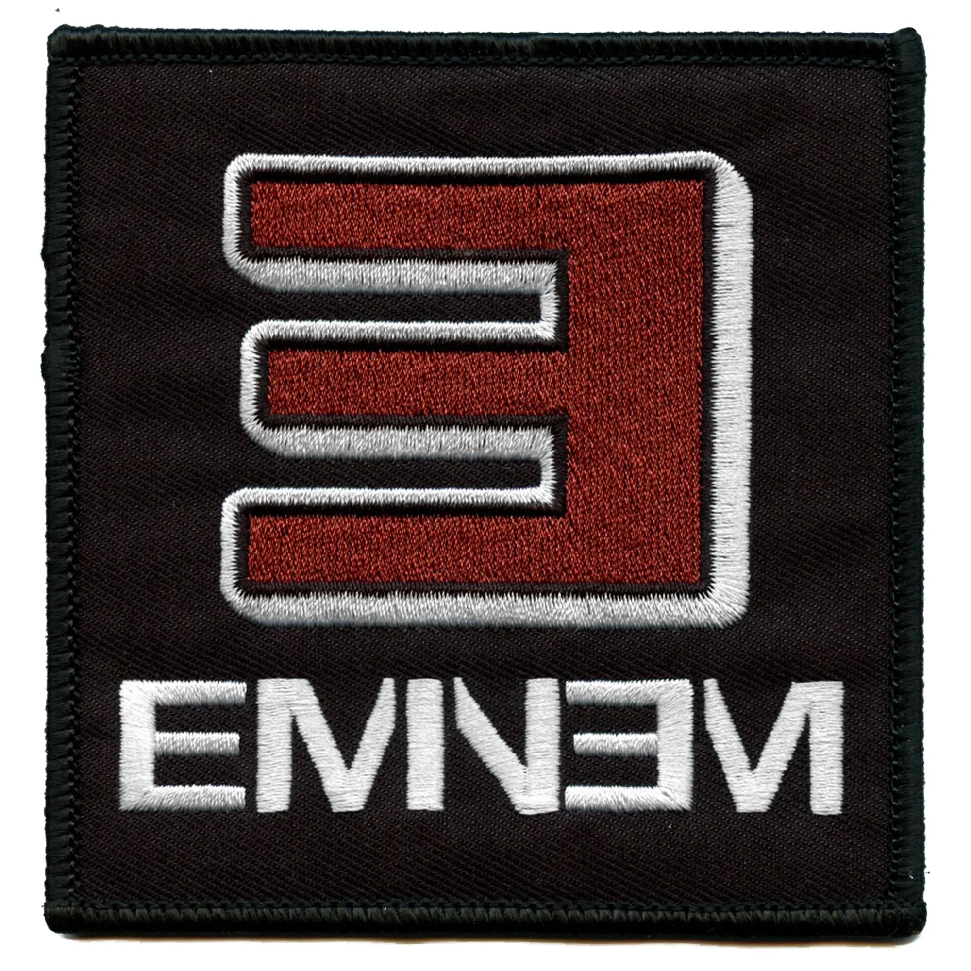 Eminem Reversed E Logo Patch Hip Hop Rapper Album Embroidered Iron On