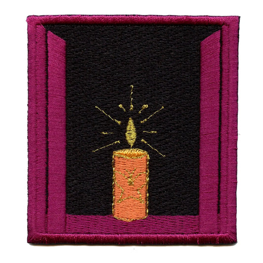 Enchanted Miracle Candle Patch Magic Family Window Embroidered Iron on