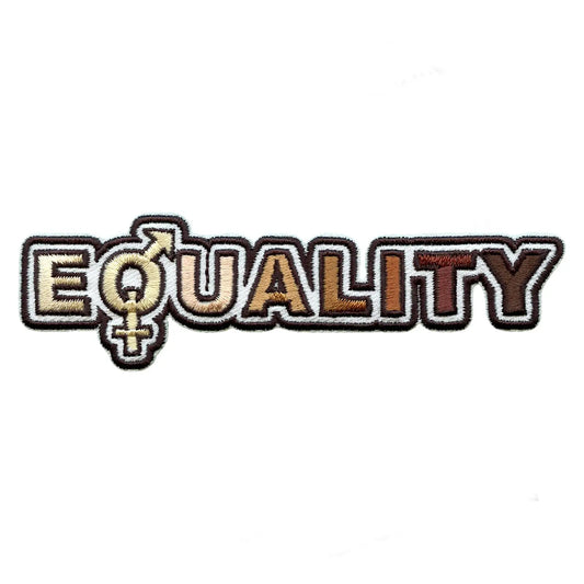 Equality Skintones Pride Embroidered Iron On Patch 