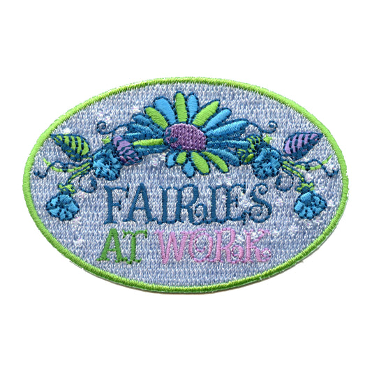 Disney Tinker Bell Fairies At Work Embroidered Iron On Patch 