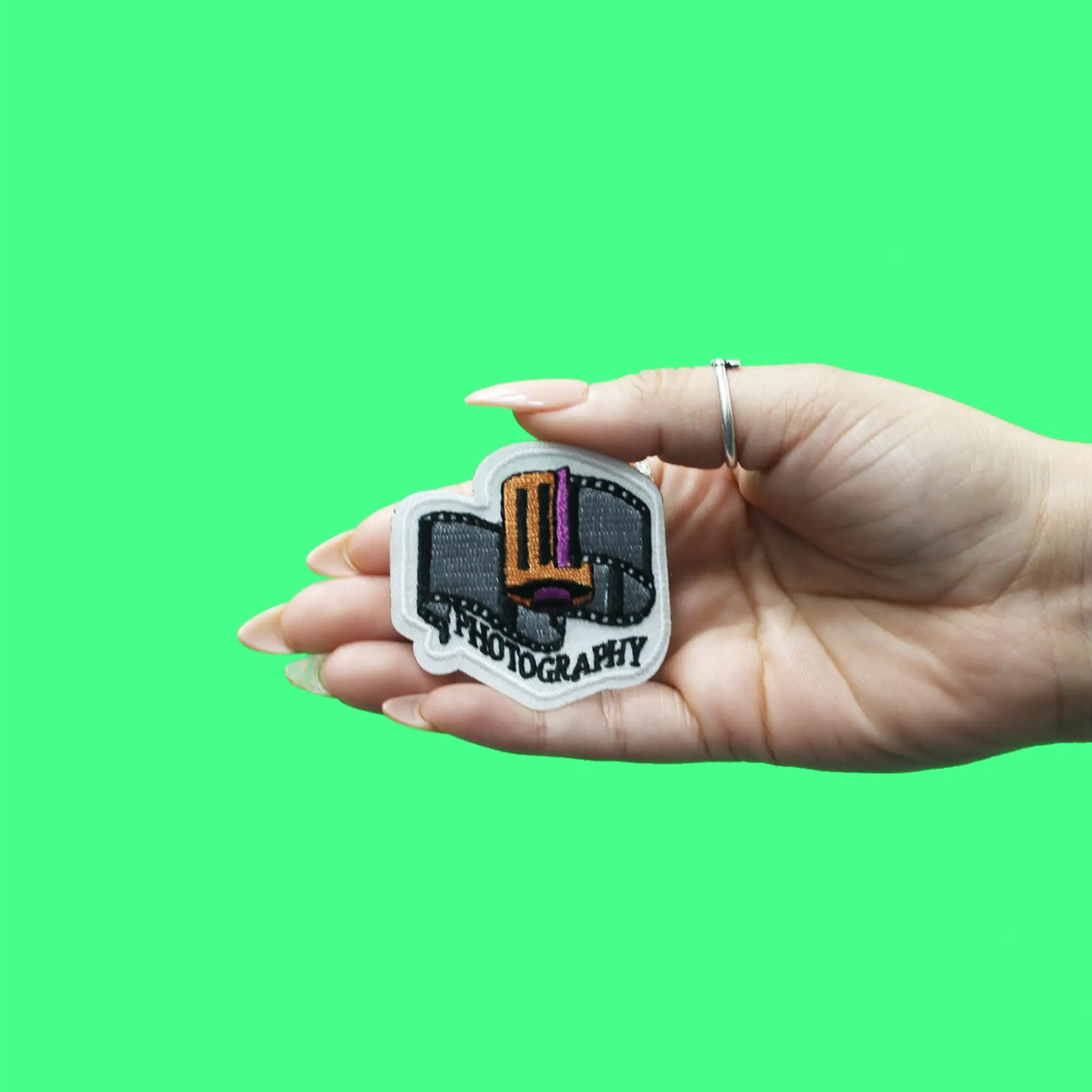 Film Photography Iron On Embroidered Patch