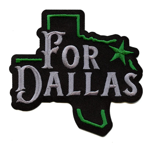 For Dallas Texas State Embroidered Iron On Patch 