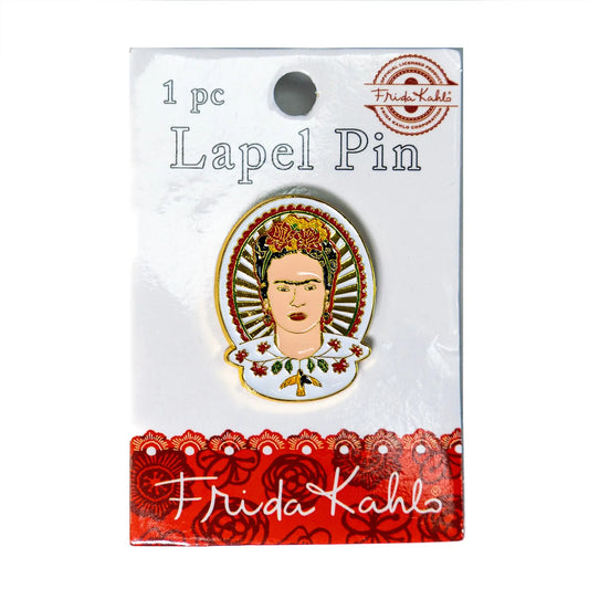Frida Kahlo Mexicana Portrait Lapel Pin