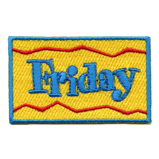 Friday Logo Iron On Patch