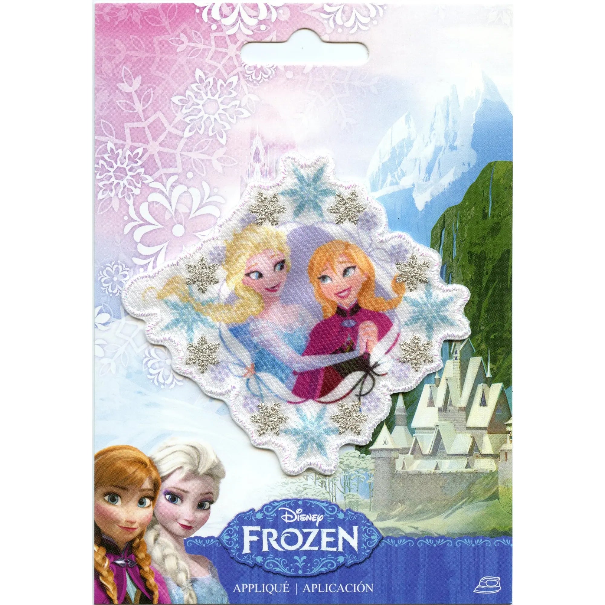 Disney Frozen Elsa And Anna Sisters Iron on Applique Patch