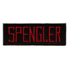 Spengler Name Tag Patch Costume Embroidered Iron On