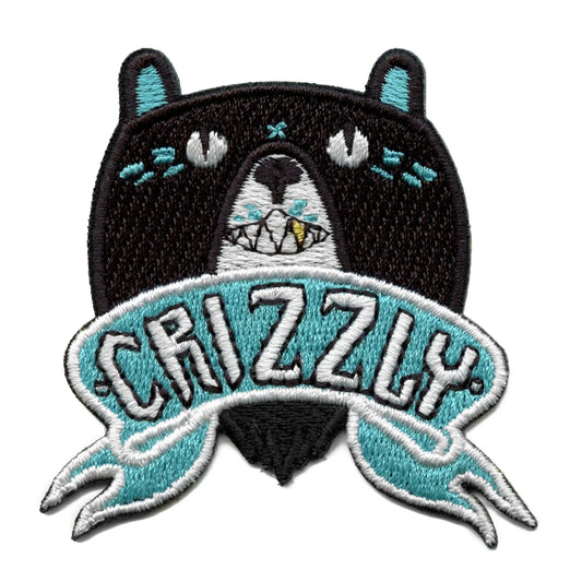 Gold Tooth Bear Patch EDM Artist Logo Embroidered Iron On