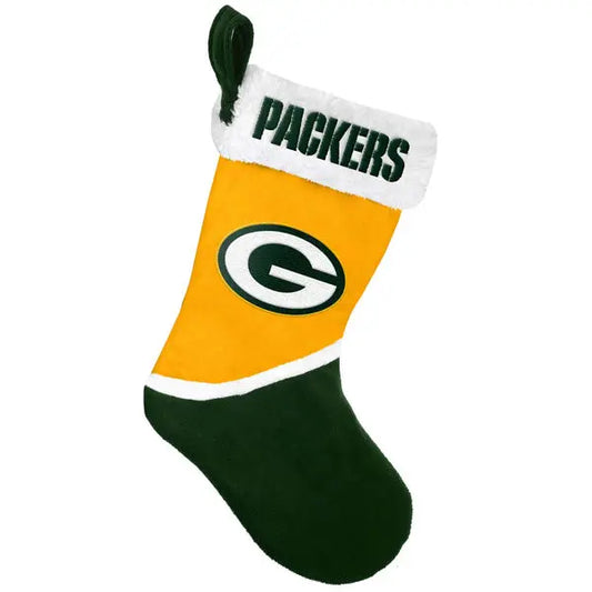 Green Bay Packers NFL Team Colors Christmas Stocking 