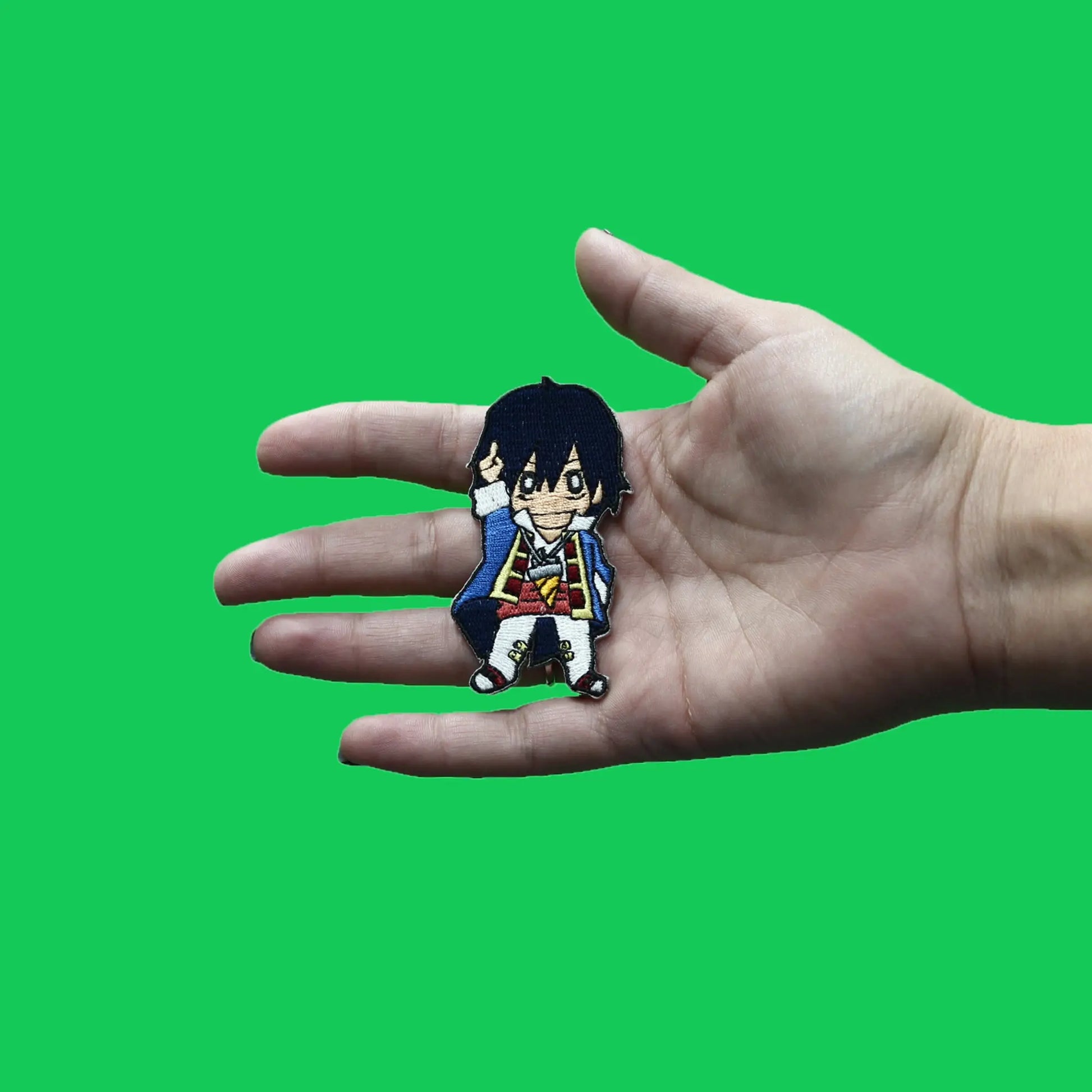 Gurren Lagann Shimon Patch Chibi Full Body Embroidered Iron On