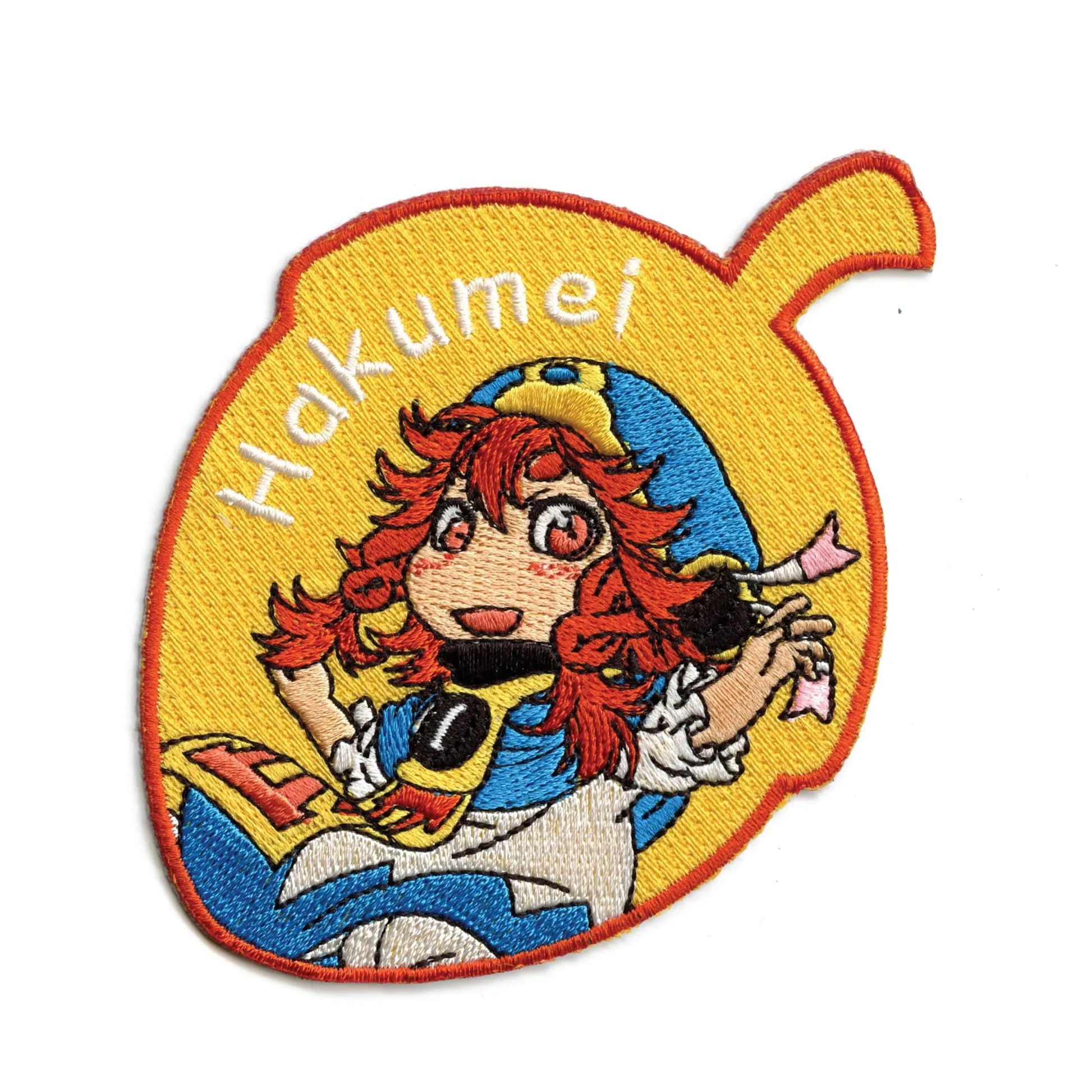 Hakumei and Mikochi Acorn Patch Hakumei Character Embroidered Iron On