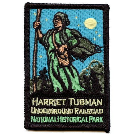 Harriet Tubman Underground Railroad Patch National Park Travel History Embroidered Iron On