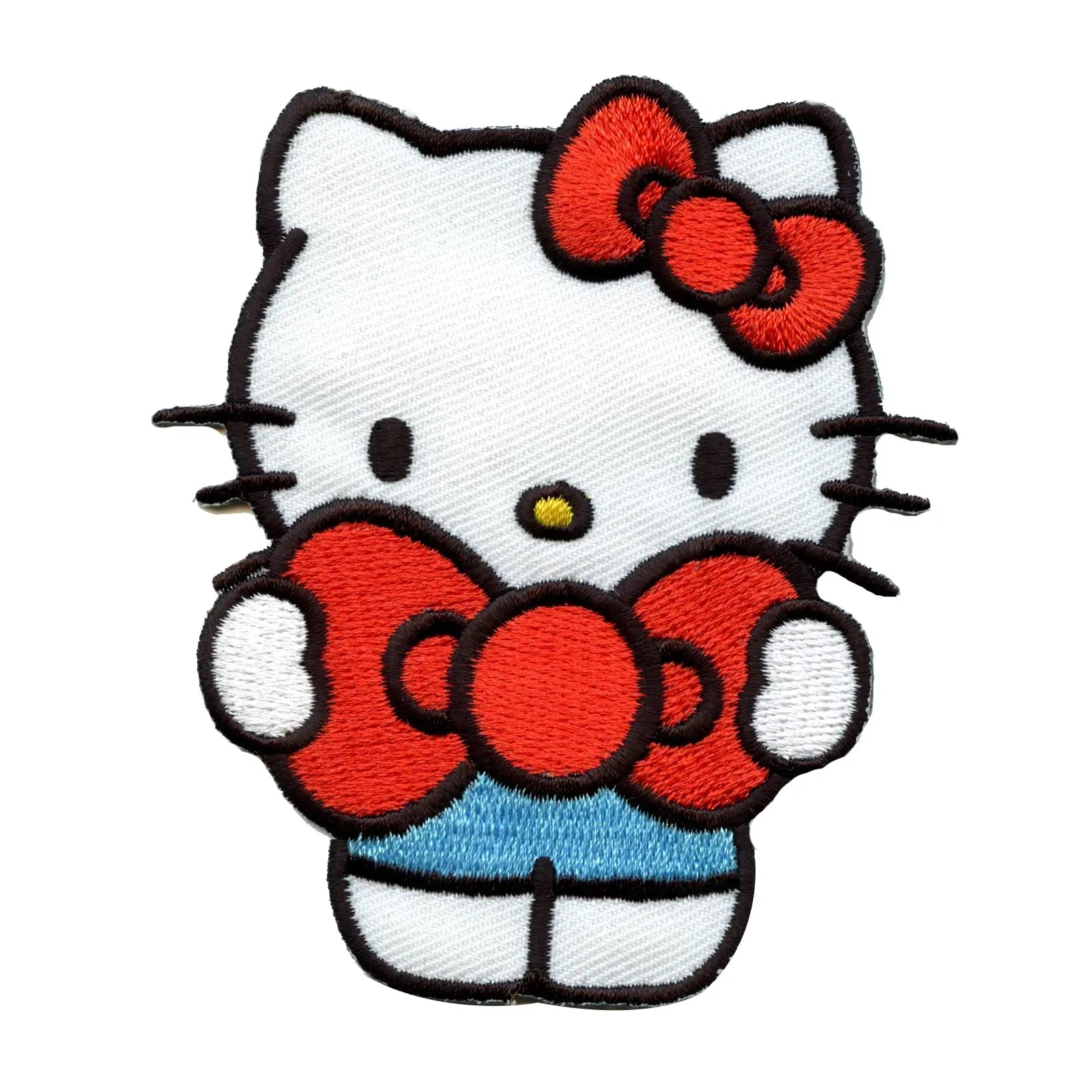 Hello Kitty Head Embroidered Iron-On Patch - Home