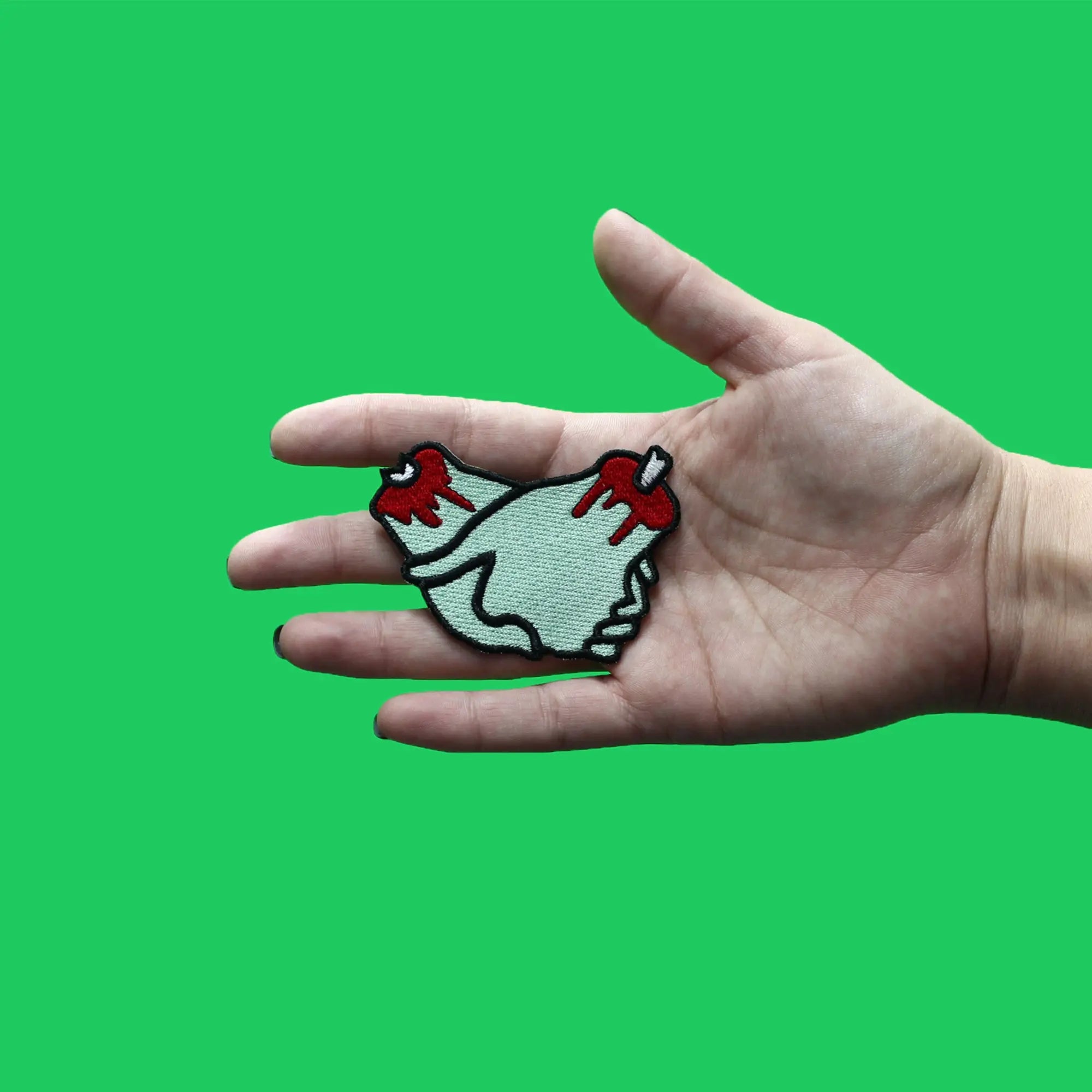 Holding Hands Broken Wrists Patch Rock Song Lyrics Embroidered Iron On