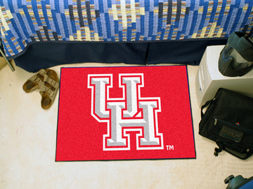 University of Houston Cougars Starter Mat Rectangular Tufted Rug 19" x 30" 