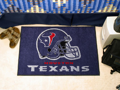 Houston Texans Starter Mat Rectangular Tufted Rug 19" x 30" 