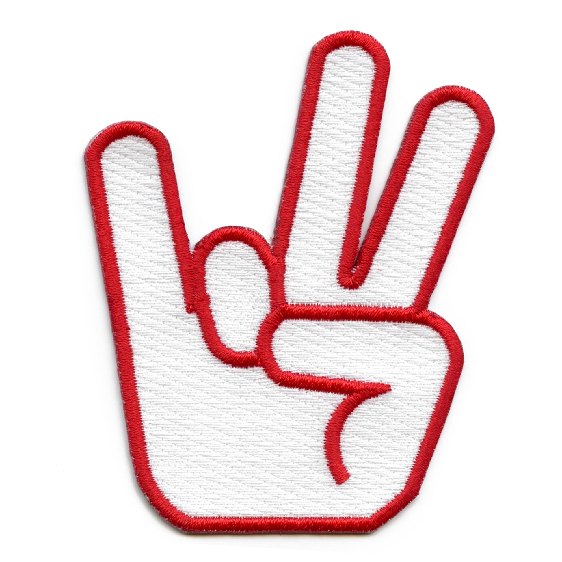 Houston College Hand Patch Coogs Sign Embroidered Iron On 