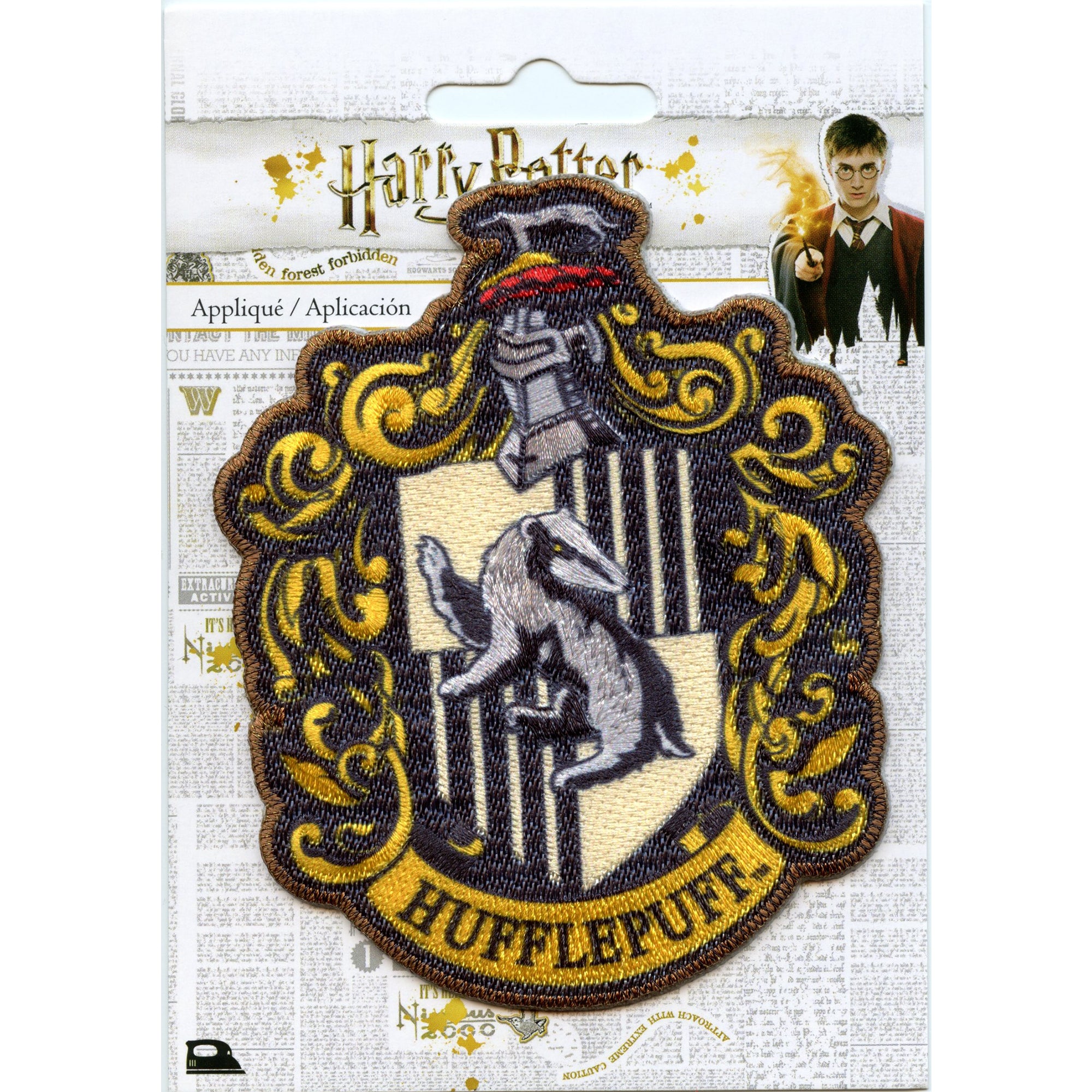 Harry Potter Hufflepuff Crest Dual Compartment Lunch Bag Tote 