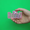 I Heart Houston Embroidered Iron On FotoPatch 