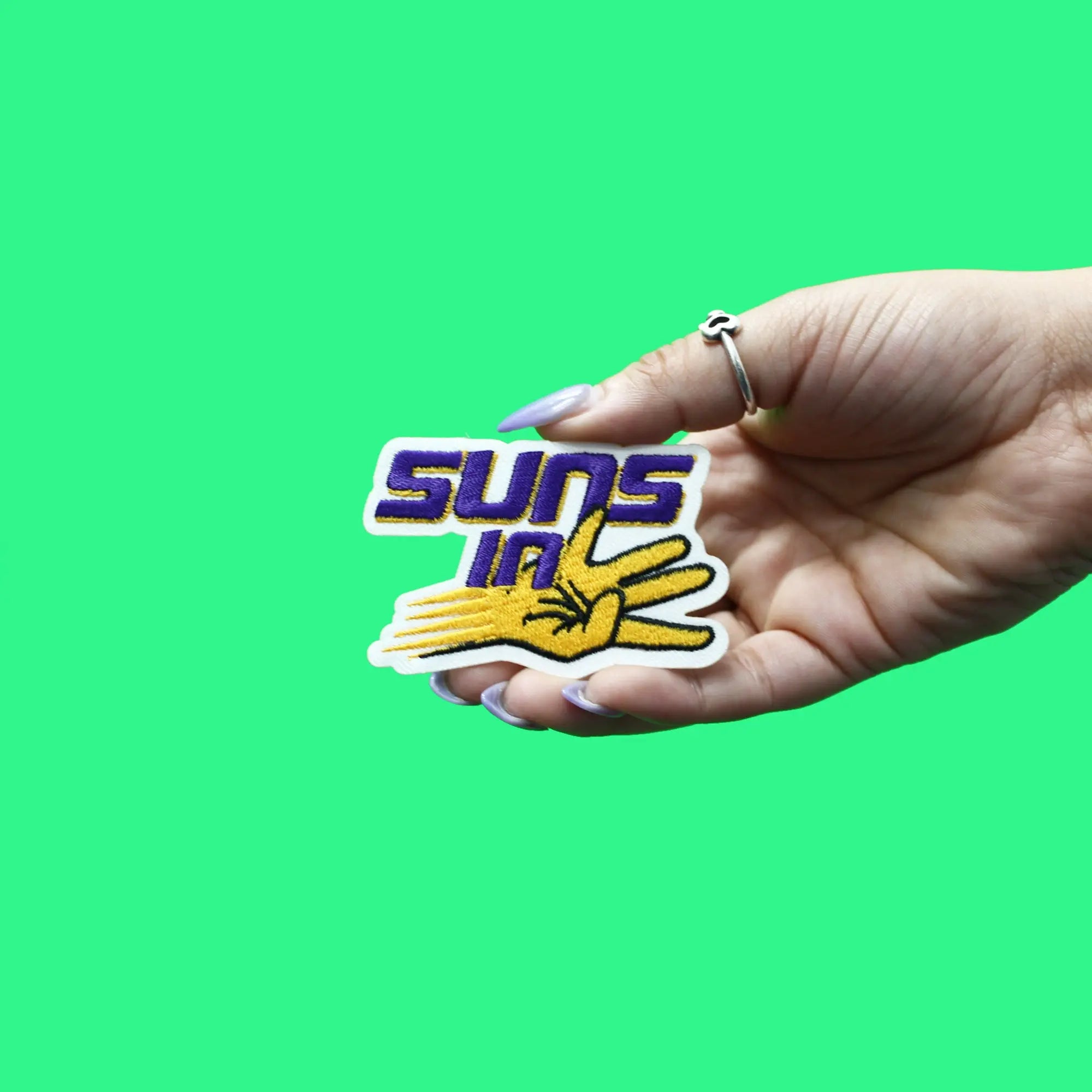 Suns In Four Patch Arizona Basketball Parody Embroidered Iron On