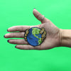 Pick The World Up Patch Earth Iconic Space Embroidered Iron On