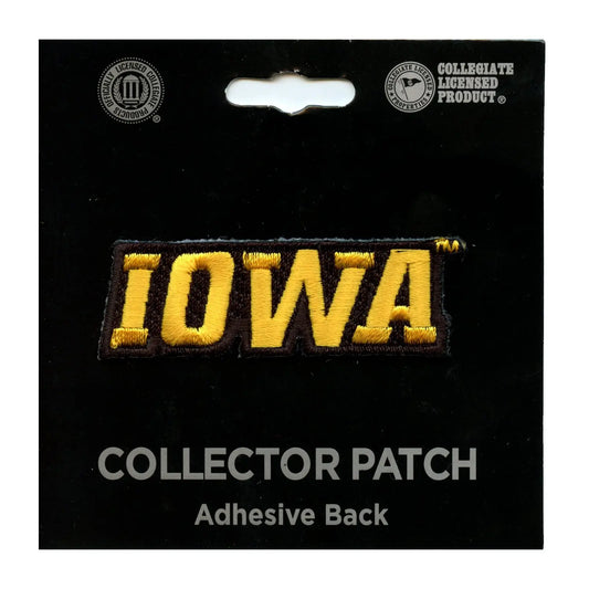 Iowa Hawkeyes Script Iron On Embroidered Patch 