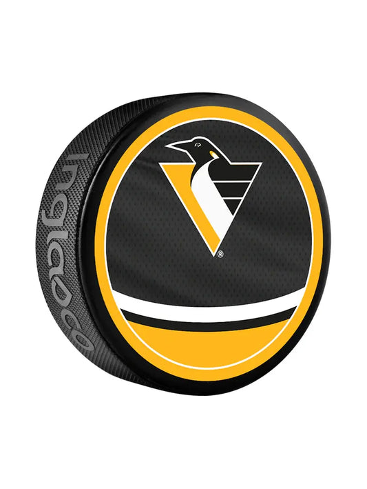 Inglasco Pittsburgh Penguins Retro Hockey Souvenir Game Puck