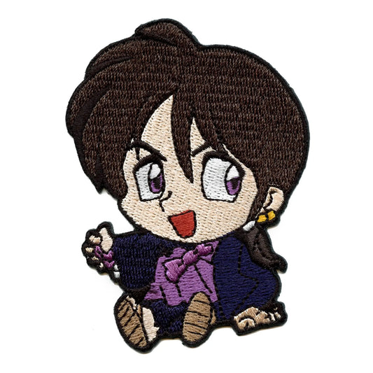 Inuyasha Patch Monk Chibi Miroku Embroidered Iron On