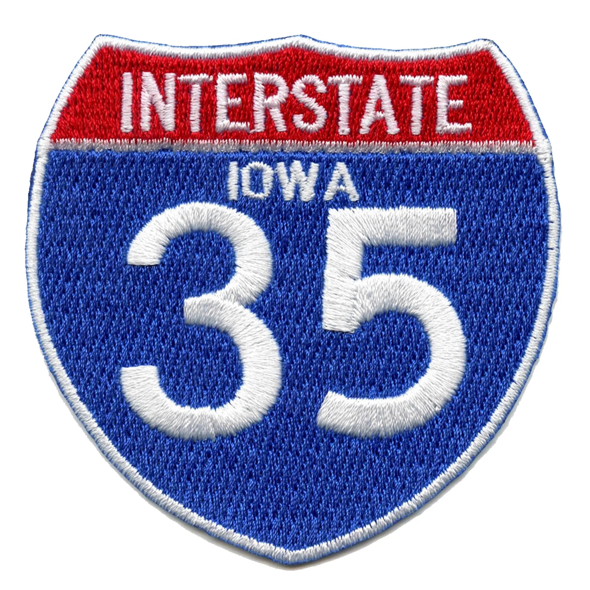 Iowa Interstate Patch I-35 Sign Embroidered Iron On