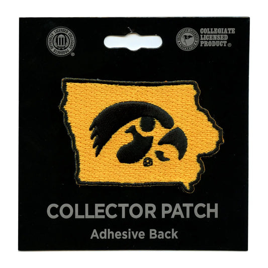 Iowa Hawkeyes State Iron On Embroidered Patch