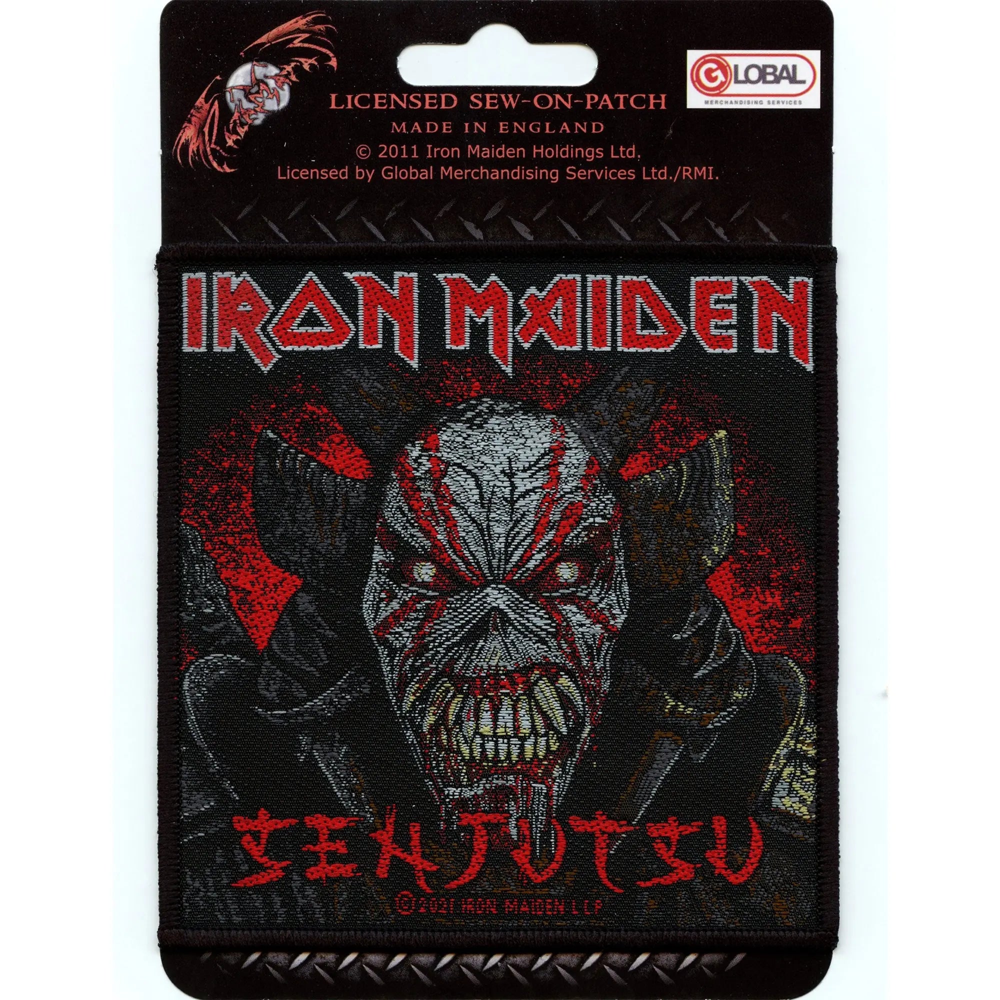 Iron Maiden Senjutsu Patch Back Cover Woven Sew On