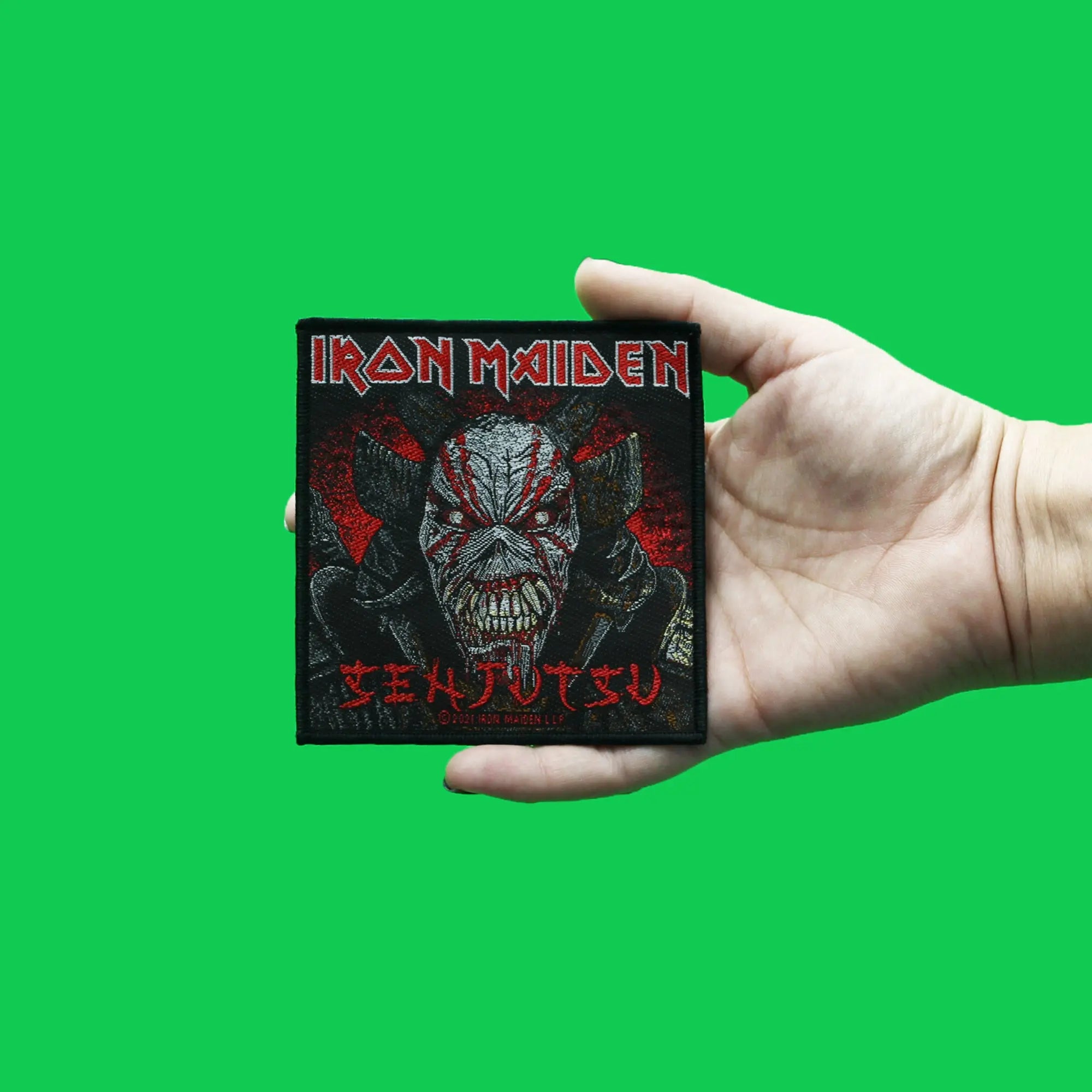 Iron Maiden Senjutsu Patch Back Cover Woven Sew On