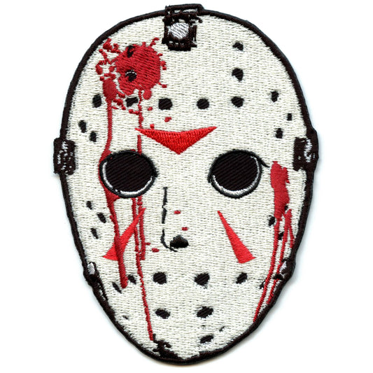 Friday the 13th Jason's Mask Embroidered Patch