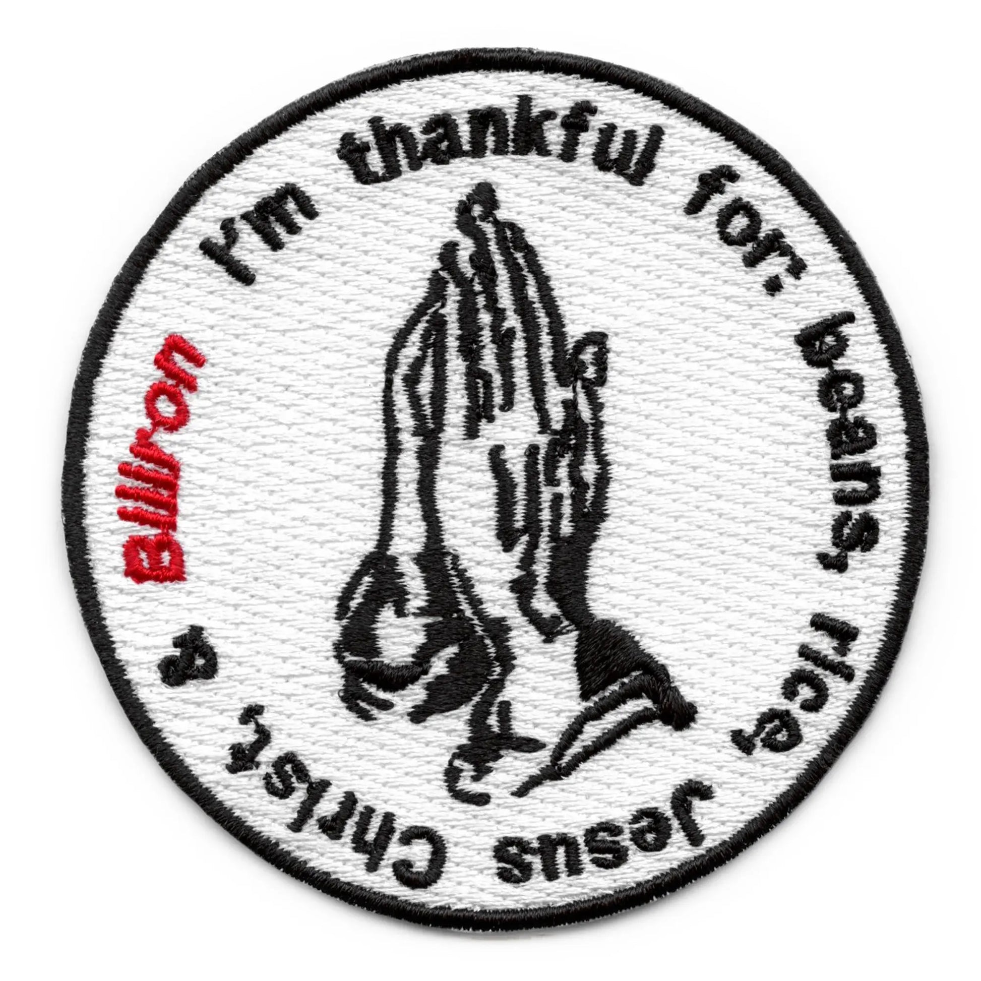 Jesus Christ and Biron Patch Funny Viral Meme Embroidered Iron On