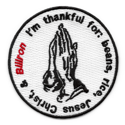 Jesus Christ and Biron Patch Funny Viral Meme Embroidered Iron On 