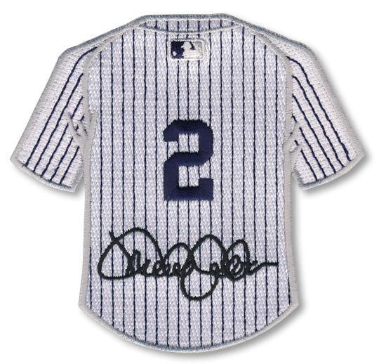 Derek Jeter New York Yankees #2 with Signature Jersey Patch – Patch  Collection