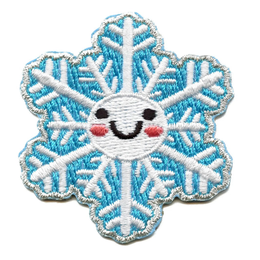 Kawaii Snowflake Patch Christmas Embroidered Iron On