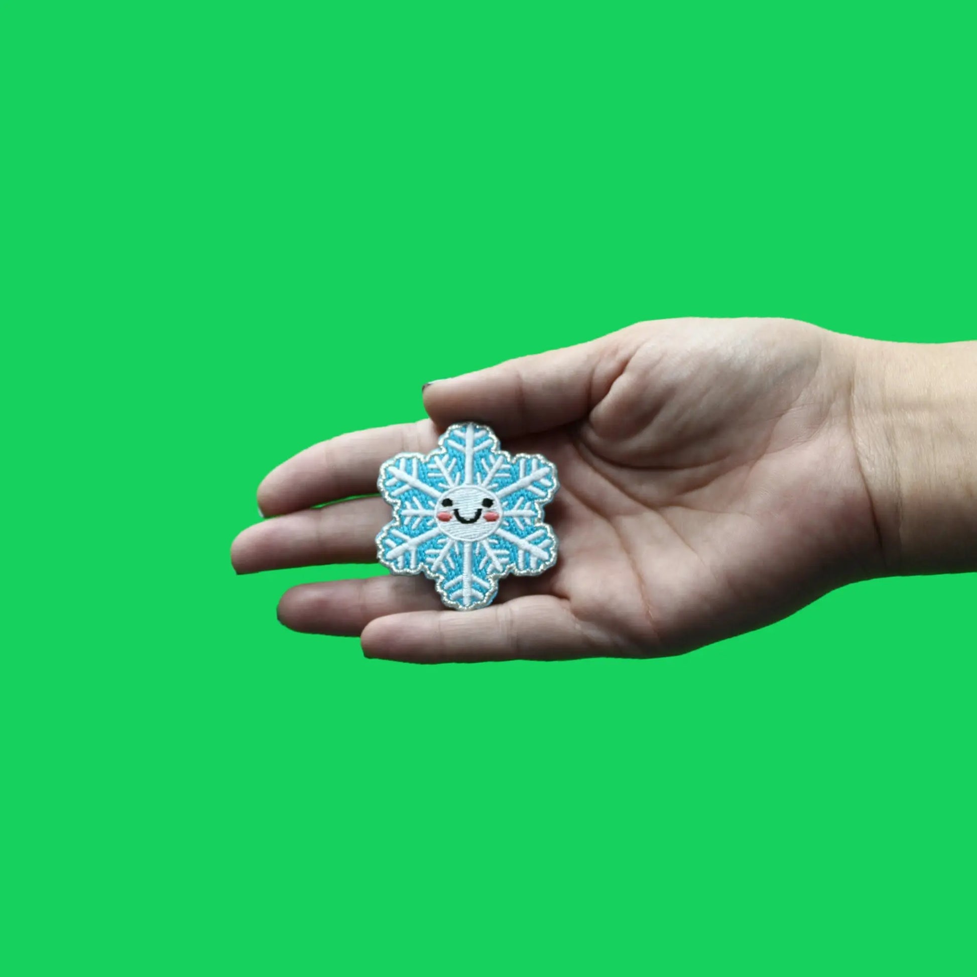 Kawaii Snowflake Patch Christmas Embroidered Iron On